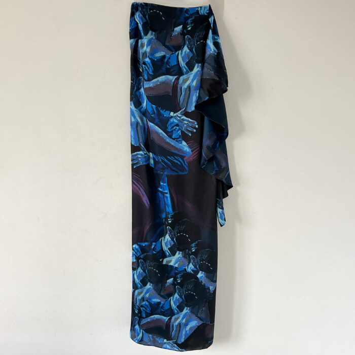 Eternal dance strapless maxi dress